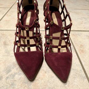 Michael Kors Collection Shoes Maroon Cage